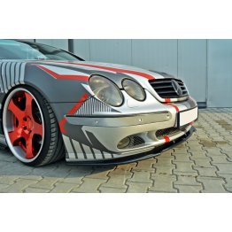 Накладка сплиттер на передний бампер на Mercedes CL C215